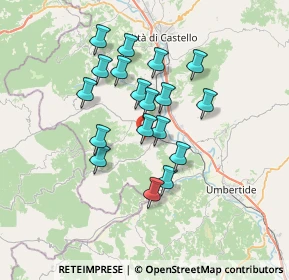 Mappa Vocabolo Pugliara, 06012 Città di Castello PG, Italia (5.93389)
