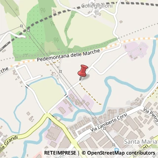 Mappa Via Vittorio Bachelet, 15, 60044 Fabriano, Ancona (Marche)