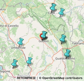 Mappa Piazza Bernini, 06024 Gubbio PG, Italia (17.66071)