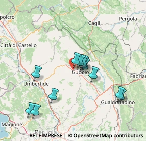 Mappa Str. di Ponte Di Ferro, 06024 Gubbio PG, Italia (13.74667)