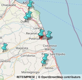 Mappa Contrada Monte Maggio, 62018 Potenza Picena MC, Italia (19.70917)