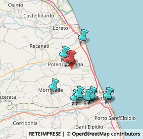 Mappa Contrada Monte Maggio, 62018 Potenza Picena MC, Italia (6.96857)