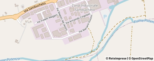Mappa Recanati