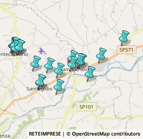 Mappa SP Montecassiano Sambucheto, 62010 Sambucheto MC (2.055)