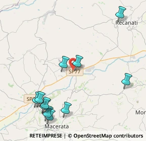 Mappa Via Don Lorenzo Milani, 62010 Sambucheto MC, Italia (5.12)