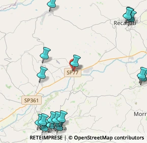 Mappa Via G. Persiani, 62010 Sambucheto MC, Italia (6.58579)