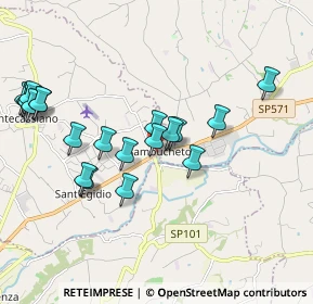 Mappa Via G. Persiani, 62010 Sambucheto MC, Italia (2.087)