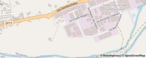 Mappa Recanati