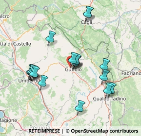 Mappa Via Bramante, 06024 Gubbio PG, Italia (14.685)
