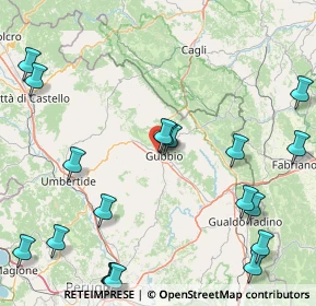 Mappa Via Bramante, 06024 Gubbio PG, Italia (23.632)