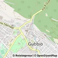 Hartă Gubbio