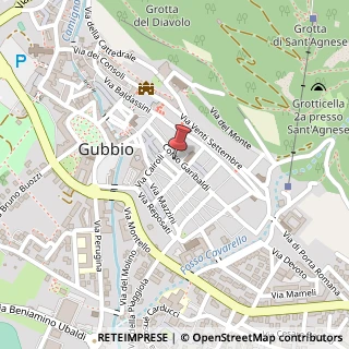 Mappa Corso Giuseppe Garibaldi, 42, 06024 Gubbio, Perugia (Umbria)