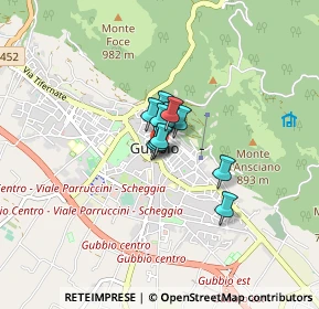 Mappa Via Mazzatinti, 06024 Gubbio PG, Italia (0.36455)