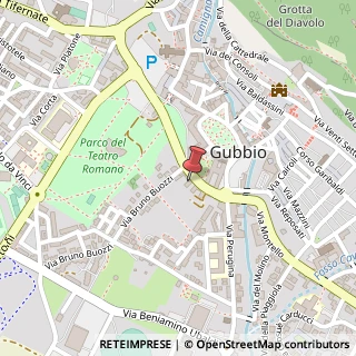 Mappa Via Giacomo Matteotti, 43, 06024 Gubbio, Perugia (Umbria)