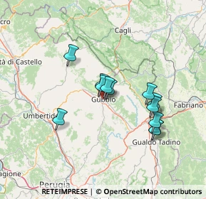Mappa Via 06024, 06024 Gubbio PG, Italia (11.74833)