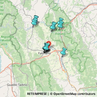 Mappa Via Giuseppe di Vittorio, 60044 Fabriano AN, Italia (5.53643)