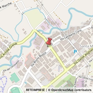 Mappa Via Bruno Buozzi, 62, 60044 Fabriano, Ancona (Marche)
