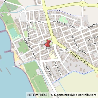 Mappa Piazza Giuseppe Garibaldi, 33, 57016 Vada, Rosignano Marittimo LI, Italia, 57016 Rosignano Marittimo, Livorno (Toscana)