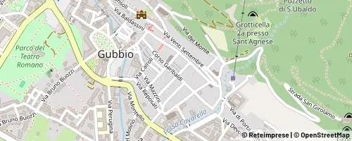 Mappa Gubbio