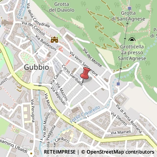 Mappa Corso Giuseppe Garibaldi, 81, 06024 Gubbio, Perugia (Umbria)
