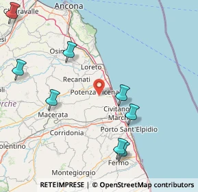 Mappa Civitanova Marche, 62018 Potenza Picena MC, Italia (30.76692)