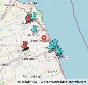 Mappa Civitanova Marche, 62018 Potenza Picena MC, Italia (15.00444)