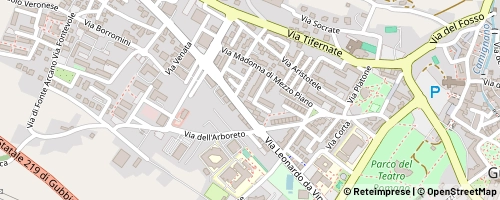 Mappa Gubbio