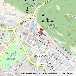 Mappa Via consoli 103, 06024 Gubbio, Perugia (Umbria)