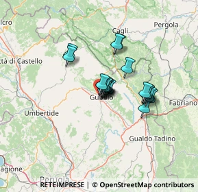 Mappa Via Rosmini, 06024 Gubbio PG, Italia (8.401)