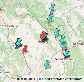 Mappa Via Rosmini, 06024 Gubbio PG, Italia (14.3865)