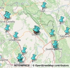 Mappa Via Rosmini, 06024 Gubbio PG, Italia (20.6625)