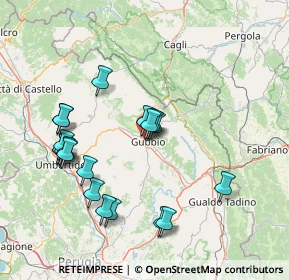 Mappa Via Rosmini, 06024 Gubbio PG, Italia (16.053)