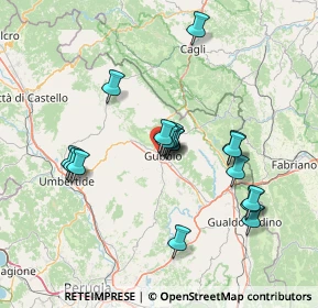 Mappa Via Rosmini, 06024 Gubbio PG, Italia (13.16667)