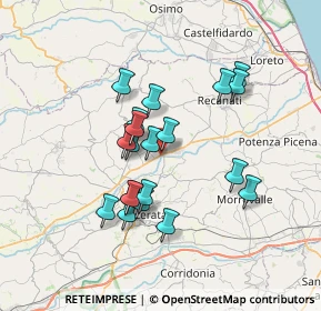 Mappa Via Torquato Tasso, 62010 Sambucheto MC, Italia (6.198)