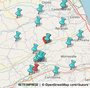 Mappa Via Torquato Tasso, 62010 Sambucheto MC, Italia (8.9715)