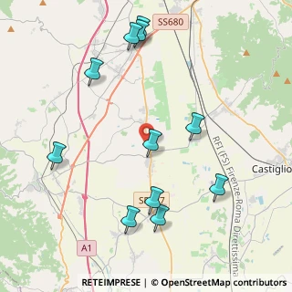 Mappa Strada Comunale di Bagnese, 52048 Monte San Savino AR, Italia (4.80818)