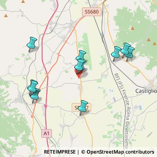 Mappa Strada Comunale di Bagnese, 52048 Monte San Savino AR, Italia (4.20455)