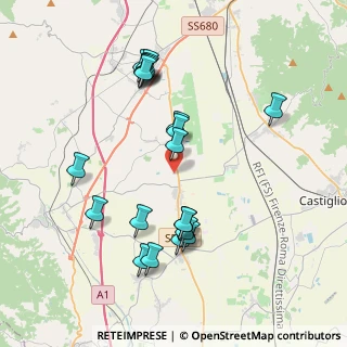 Mappa Strada Comunale di Bagnese, 52048 Monte San Savino AR, Italia (4.088)