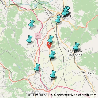 Mappa Strada Comunale di Bagnese, 52048 Monte San Savino AR, Italia (9.9945)