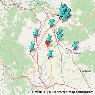 Mappa Strada Comunale di Bagnese, 52048 Monte San Savino AR, Italia (9.901)
