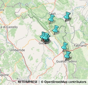 Mappa Via dei Consoli, 06024 Gubbio PG, Italia (10.07615)