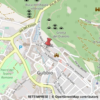 Mappa Via dei Consoli, 59, 06024 Gubbio, Perugia (Umbria)