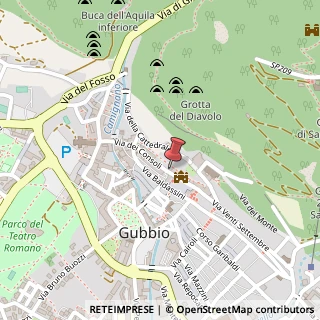 Mappa Via dei Consoli, 103, 06024 Gubbio, Perugia (Umbria)