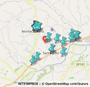 Mappa SP Montecassiano, 62010 Fontanelle , Italia (1.6145)