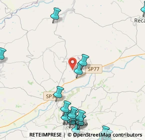 Mappa SP Montecassiano, 62010 Fontanelle , Italia (6.5415)