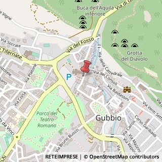 Mappa Via Camillo Benso Conte di Cavour, 3, 06024 Gubbio, Perugia (Umbria)