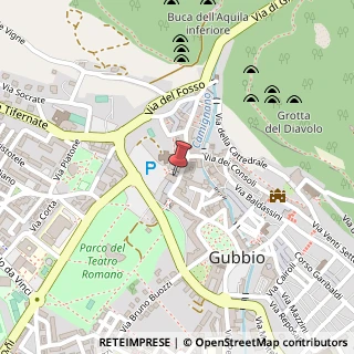 Mappa Via Cavour, 16, 06024 Gubbio, Perugia (Umbria)