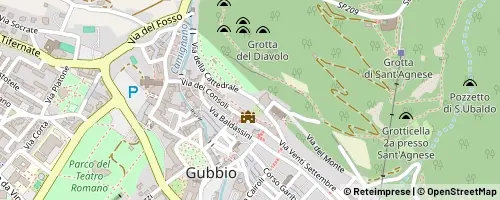 Mappa Gubbio
