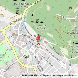 Mappa Via dei Consoli, 111, 06024 Gubbio, Perugia (Umbria)