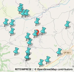 Mappa Via Gabriele D'Annunzio, 62010 Appignano MC, Italia (5.015)